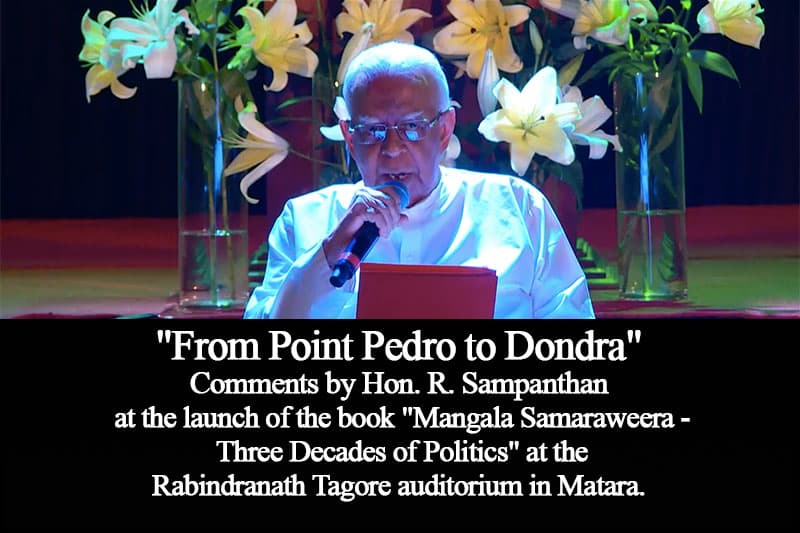 "From Point Pedro to Dondra"