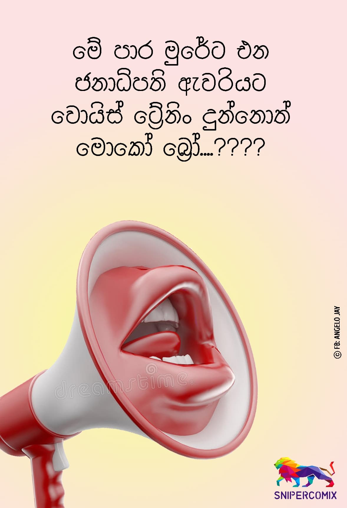 වොයිස් ට්රේනිං...
