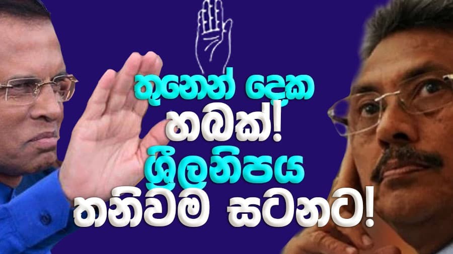 තුනෙන් දෙක හබක්! ශ්රීලනිපය තනිවම සටනට!