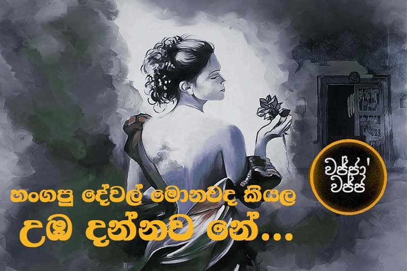 වජ්ජා’වජ්ජ 14 : හංගපු දේවල් මොනවද කියල උඹ දන්නව නෙ...(ජයසිරි අලවත්ත)