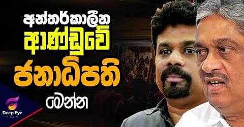 අන්තර්කාලීන ආණ්ඩුවේ ජනාධිපති මෙන්න!