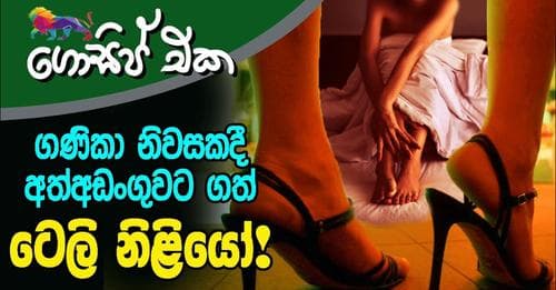 ගණිකා නිවසකදී අත්අඩංගුවට ගත් ටෙලි නිළියෝ!