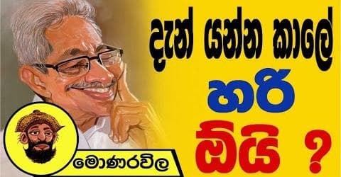 දැන් යන්න කාලේ හරි ඔ්යි !