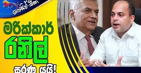 මරික්කාර් රනිල් සරණ යයි!