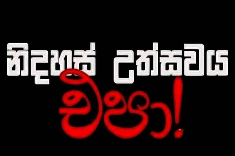 නිදහස ගැන උදහස - (චින්තන ධර්මදාස)