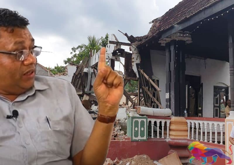 'ඩෝසර් කර ඇත්තේ බුවනෙකබාහු රාජ සභාවයි' - අගමැතිගේ පංච පුද්ගල කමිටුවේ සභාපති කියයි