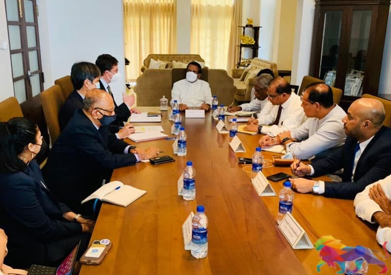 ශ්රීලනිප නායකයින් IMF නියෝජිතයින් හමුවේ