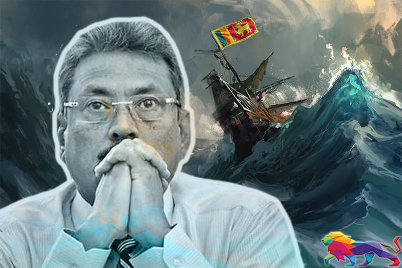 චණ්ඩ මුහුද, ගිලෙන නැව සහ කපිතාන් - (Victor Ivan)