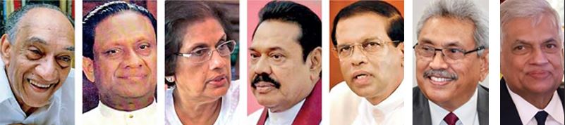 presidents of sri lanka