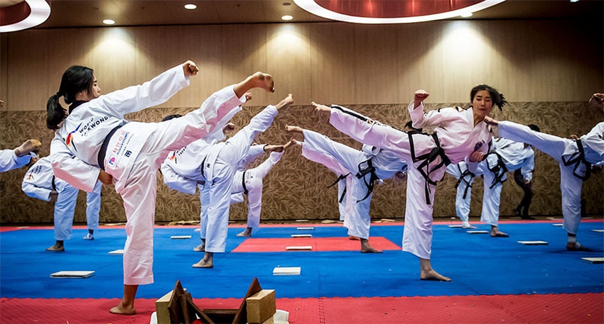 the martial art of taekwondo orig