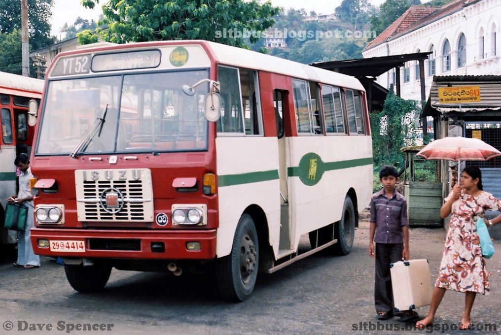 SLCTB CTB ISUZU BF30 Classic bus KANDY YT YATINUWARA LANGAMA OLD bus sri lanka TRNSPort board SLTB 1981