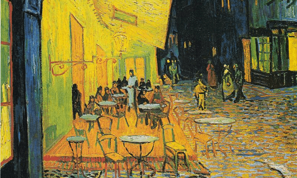 Van Gogh Cafe Terrace At Midnight