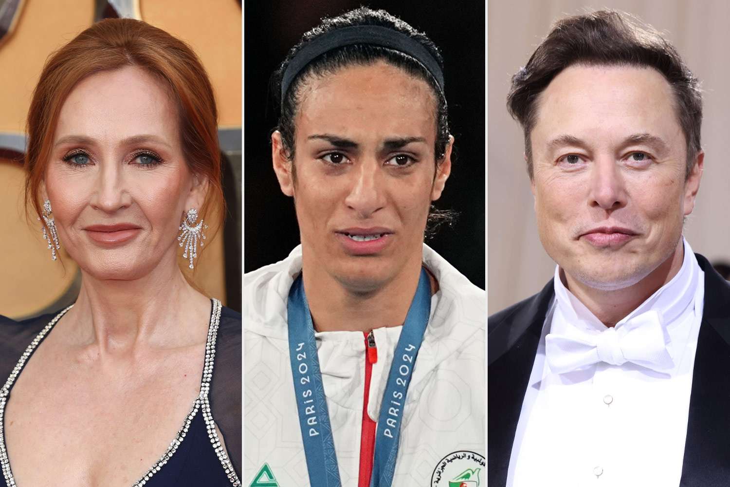 JK Rowling Imane Khelif Elon Musk 081424 tout b9af28e435db42f7bf3f9d4ff227df10