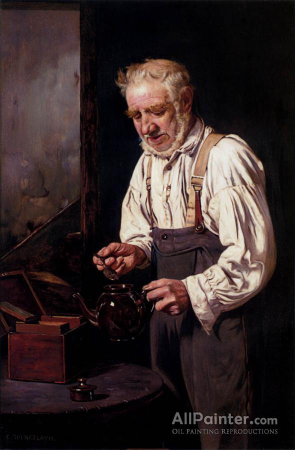 charles spencelayh making the tea 259591