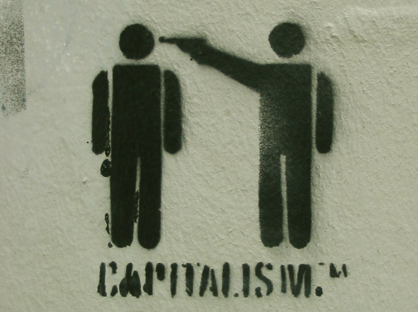 capitalism graffiti luebeck