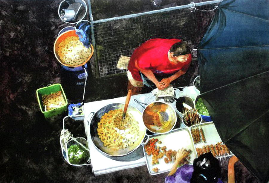 street food vendor in bangkok v reyes