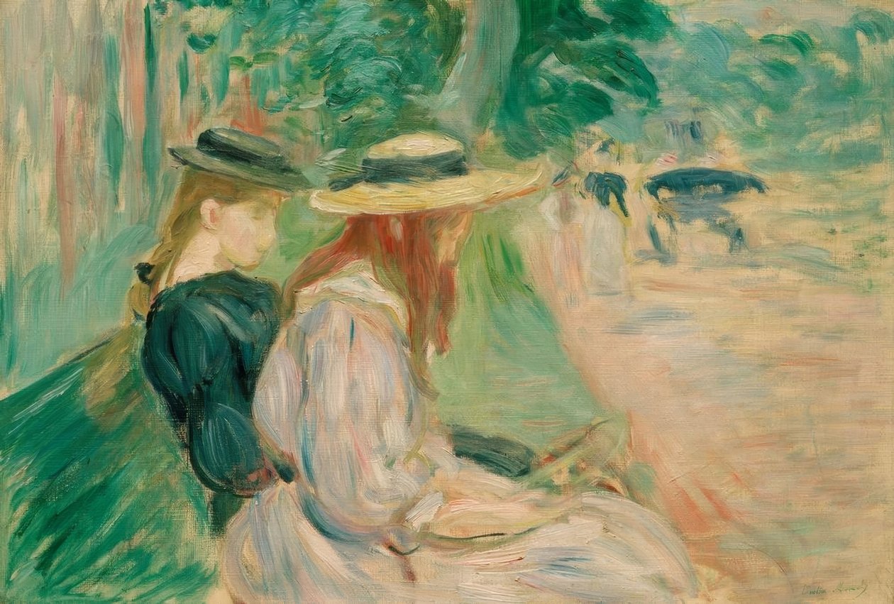 Berthe Morisot Sur un banc de Bois de Boulogne MeisterDrucke 689179