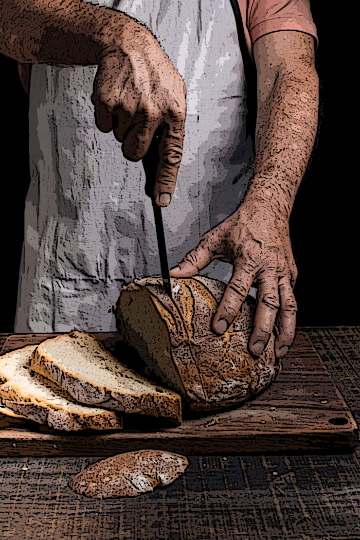 cut bread