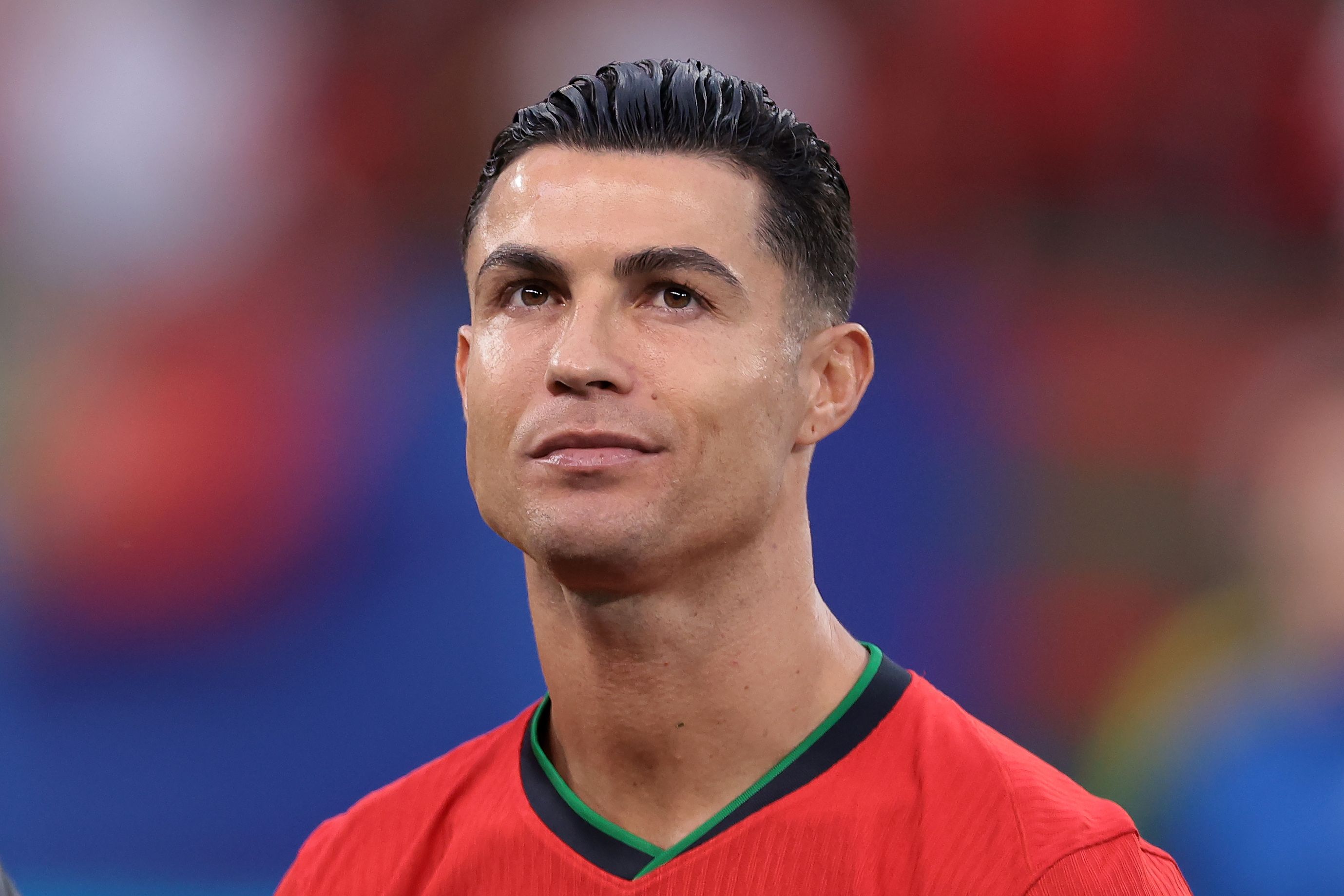 cristiano ronaldo of portugal reacts as he looks on during news photo 1725633476