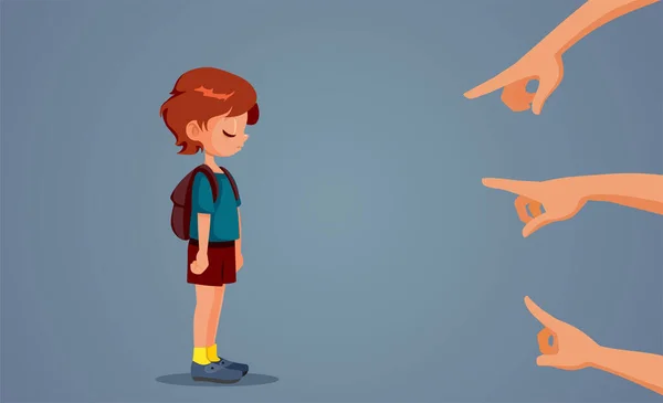 depositphotos 634506130 stock illustration stressed child being bullied school