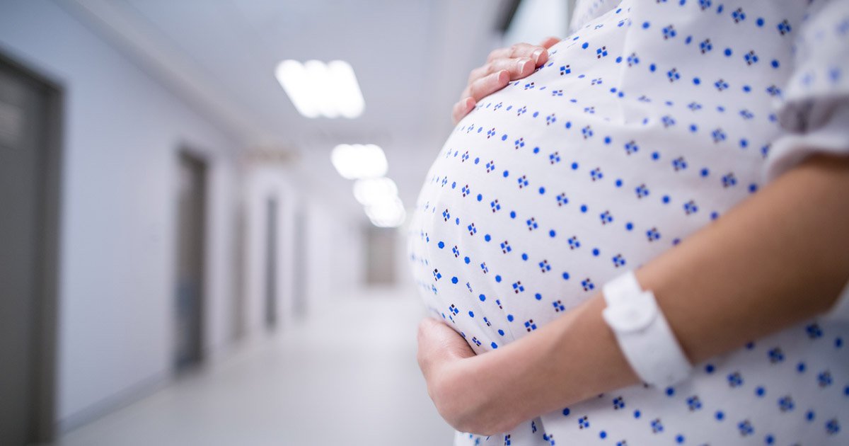 pregnant woman in hospital adobe