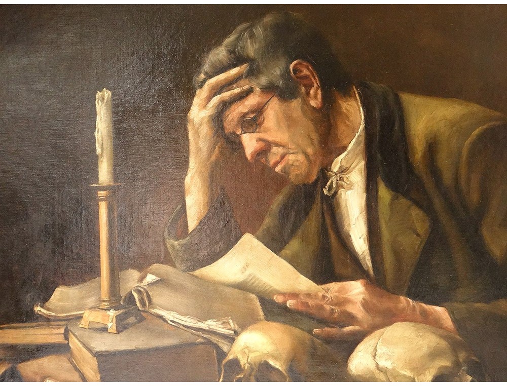 reading a letter