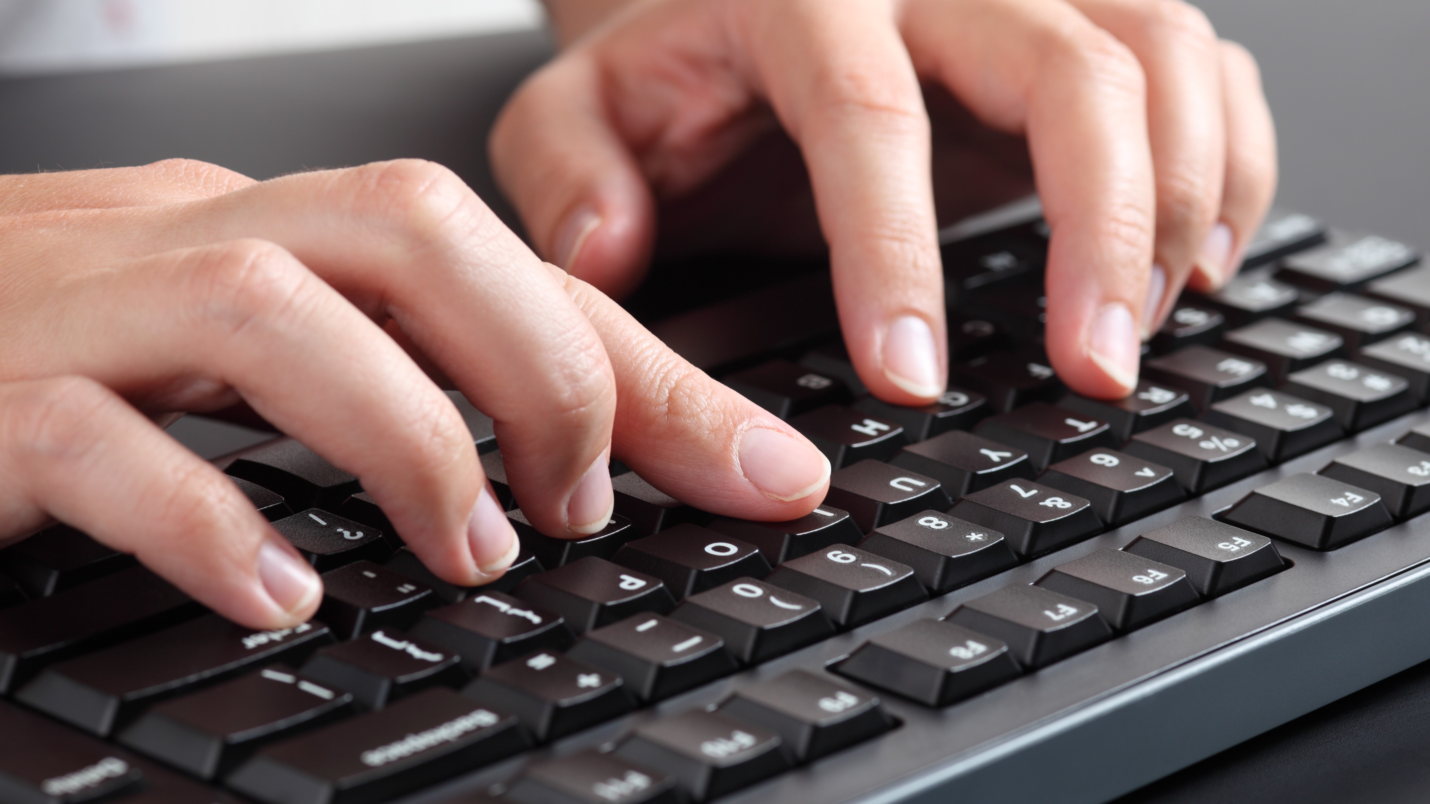 computer typing