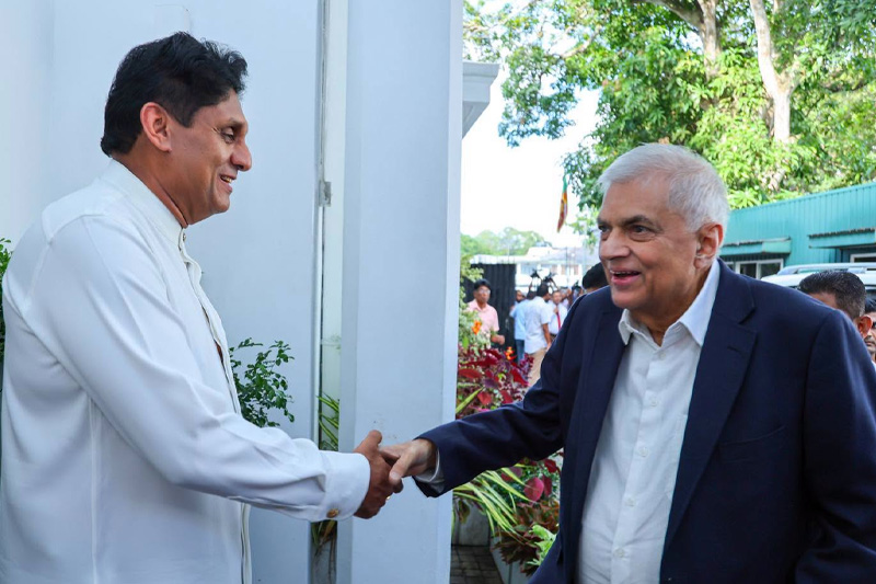 Ranil other party leaders attend Sajithsdiscussion on judicial independence