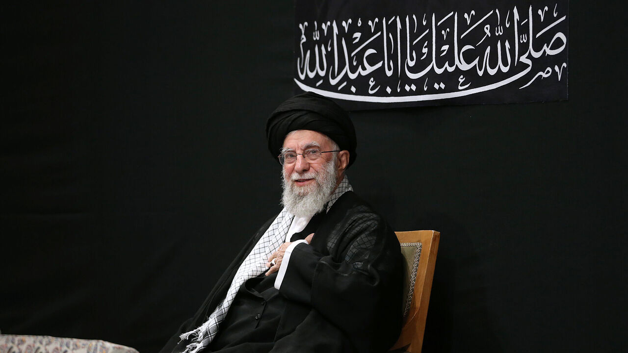 In this photo released by the official website of the Supreme Leader's Office on Thursday, June 26, 2025, Iranian Supreme Leader Ayatollah Ali Khamenei appears among his supporters for the first time since the Iran-Israel war. (Supreme Leader's Office via Getty Images)