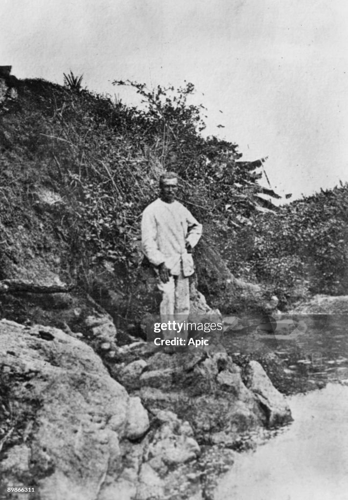 UNSPECIFIED - NOVEMBER 02: French poet Arthur Rimbaud in Harar Abyssinia (Ethiopia) in 1883 (Photo by Apic/Getty Images)