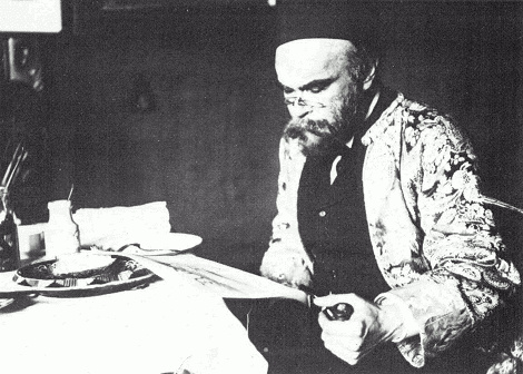 vintage portrait photograph of paul verlaine sitting