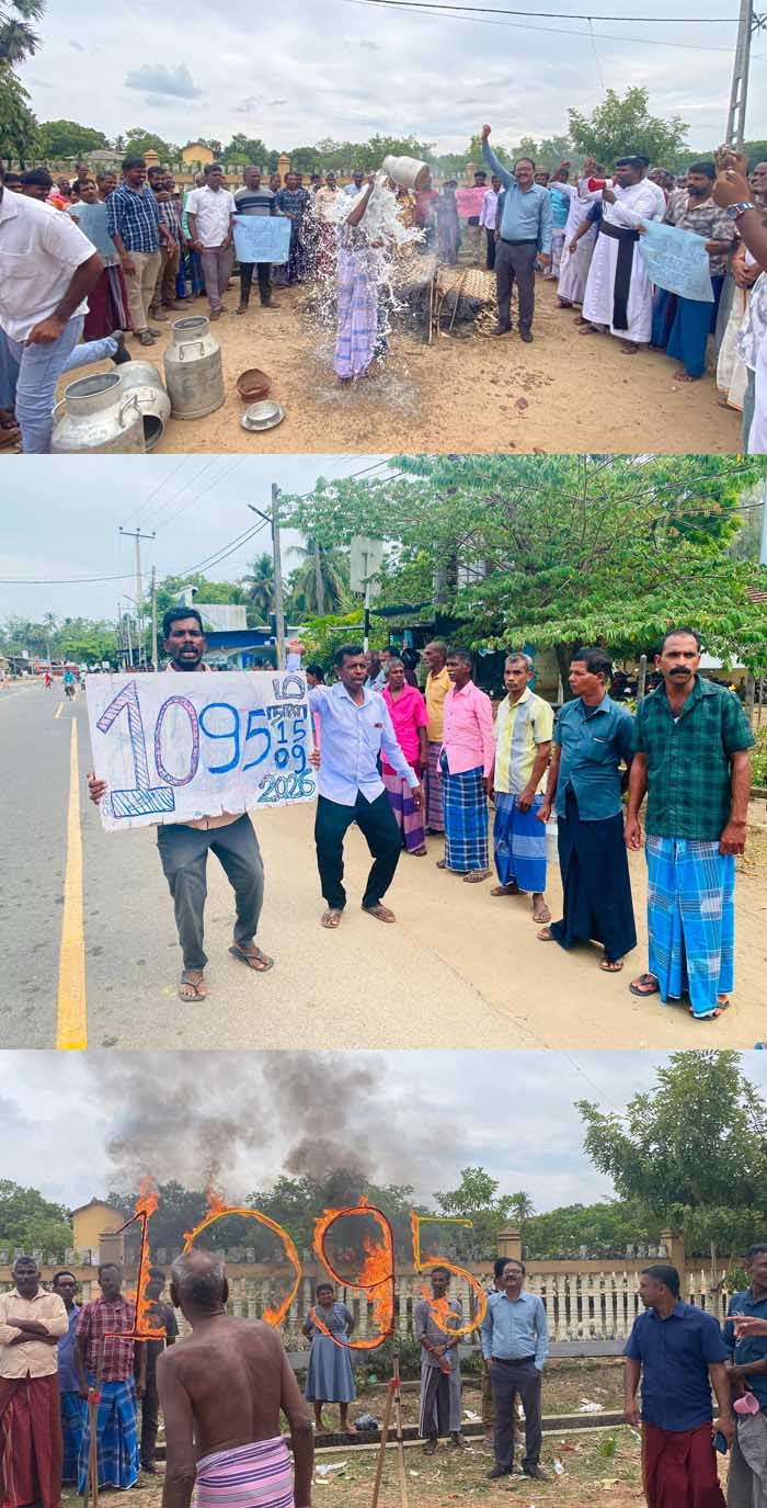 milk farmer protest