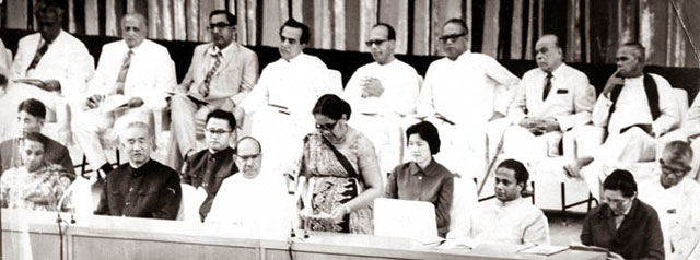 The Non Aligned Summit in Colombo Sri Lanka in 1976