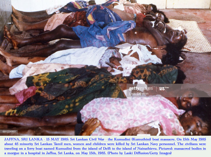 Kumudini massacre 1985 jaffna