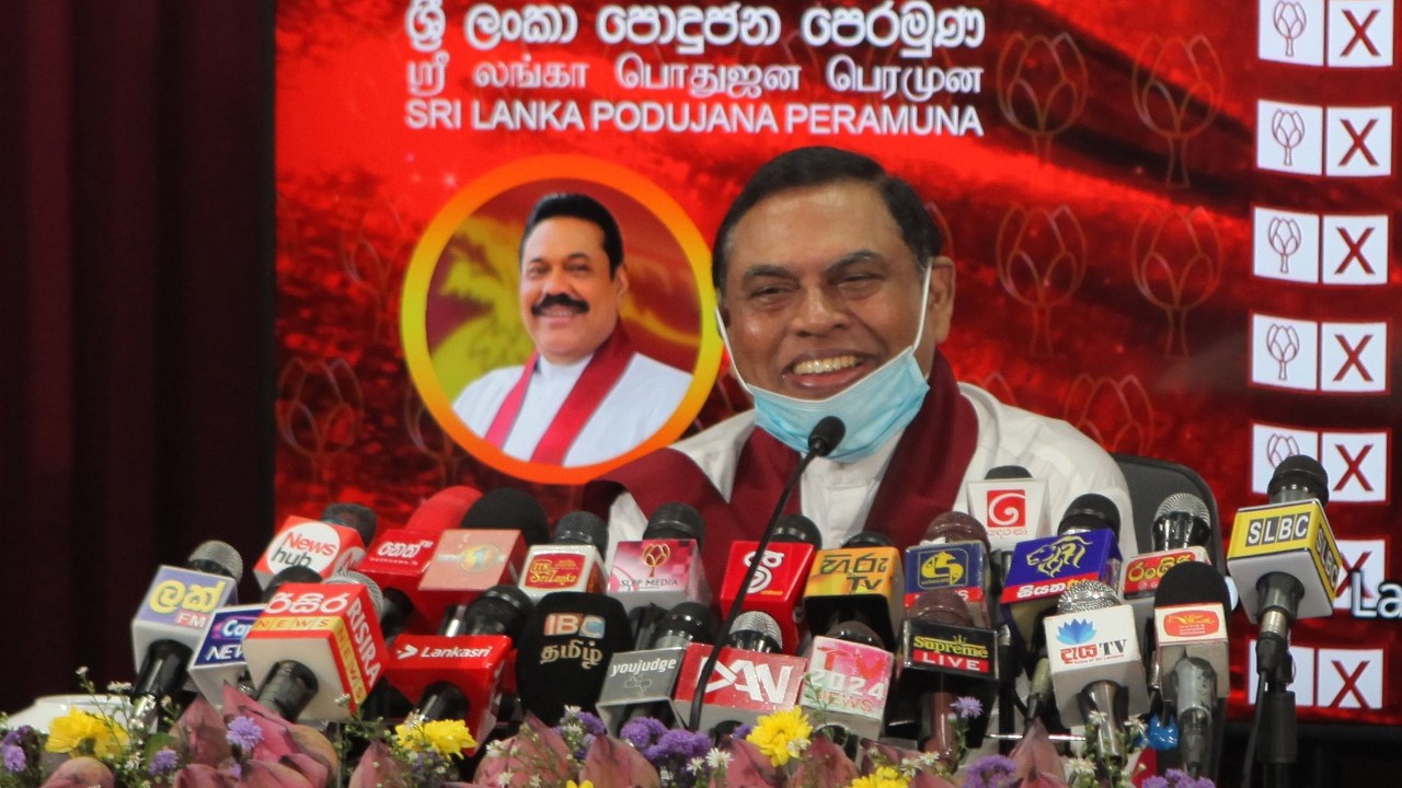 Basil rajapaksa presser 08Jul2020