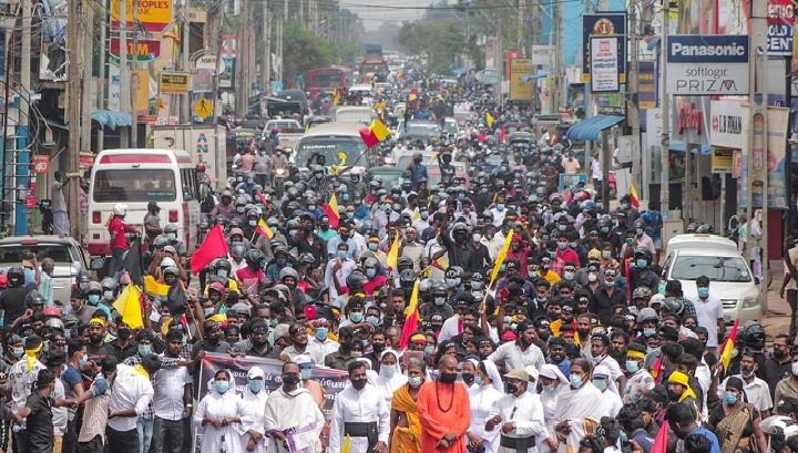 Jaffna P2P march 