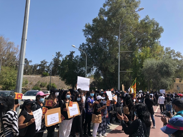 Protest in Nicosia Cyprus 2