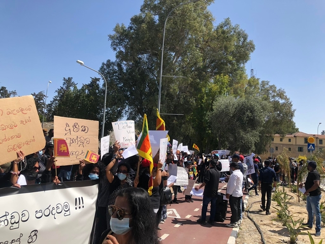 Protest in Nicosia Cyprus 4