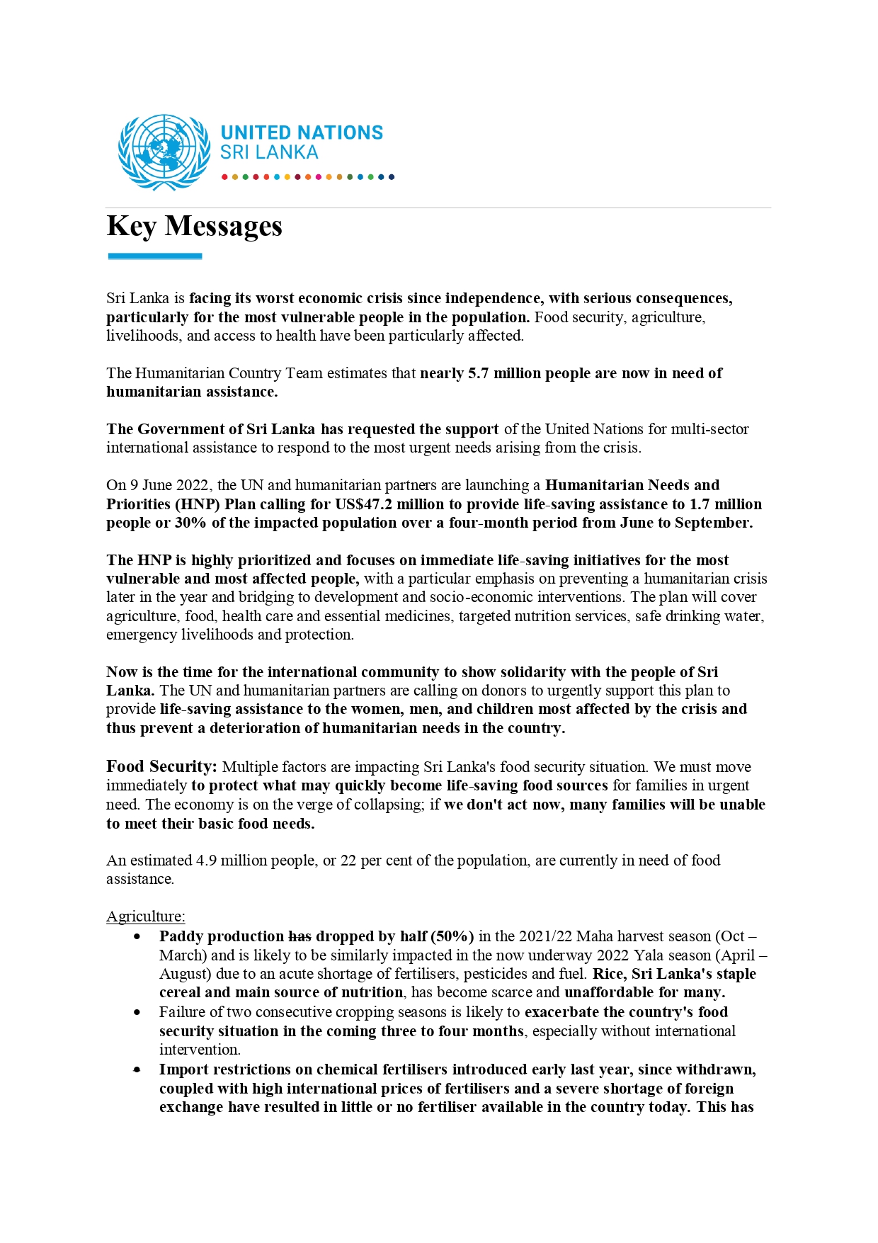 20220609 HNP Key Messages page 0001