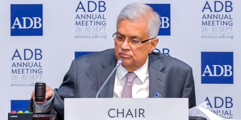 President.Ranil .Wickramasinghe.ADB .Chair 