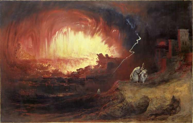 the destruction of sodom and gomorrah artwork photo 1